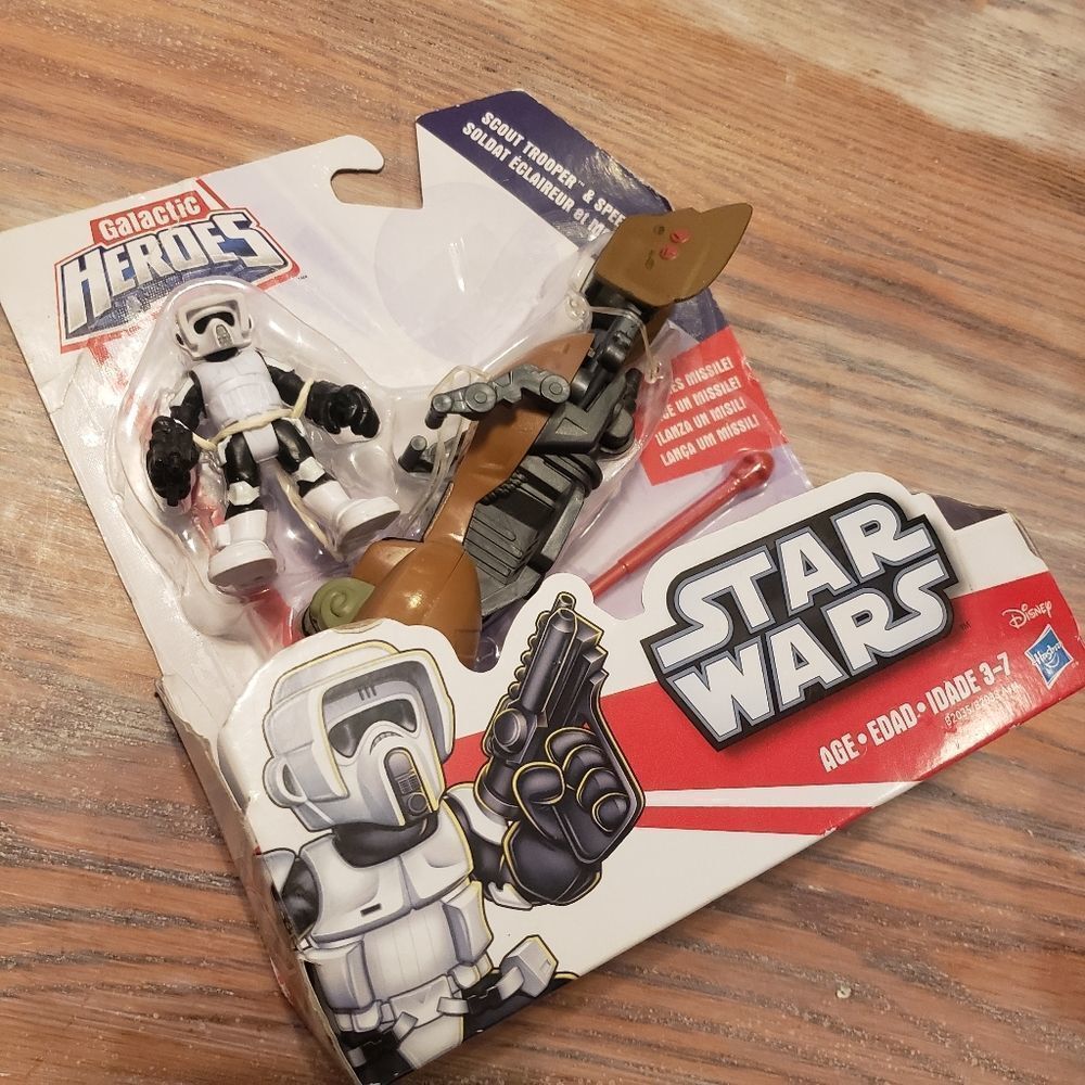 Galactic Heroes Disney Star Wars Figures - Collectible NIB